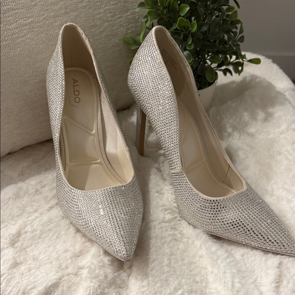 ALDO Rhinestone Heels (Cinderella Shoes)